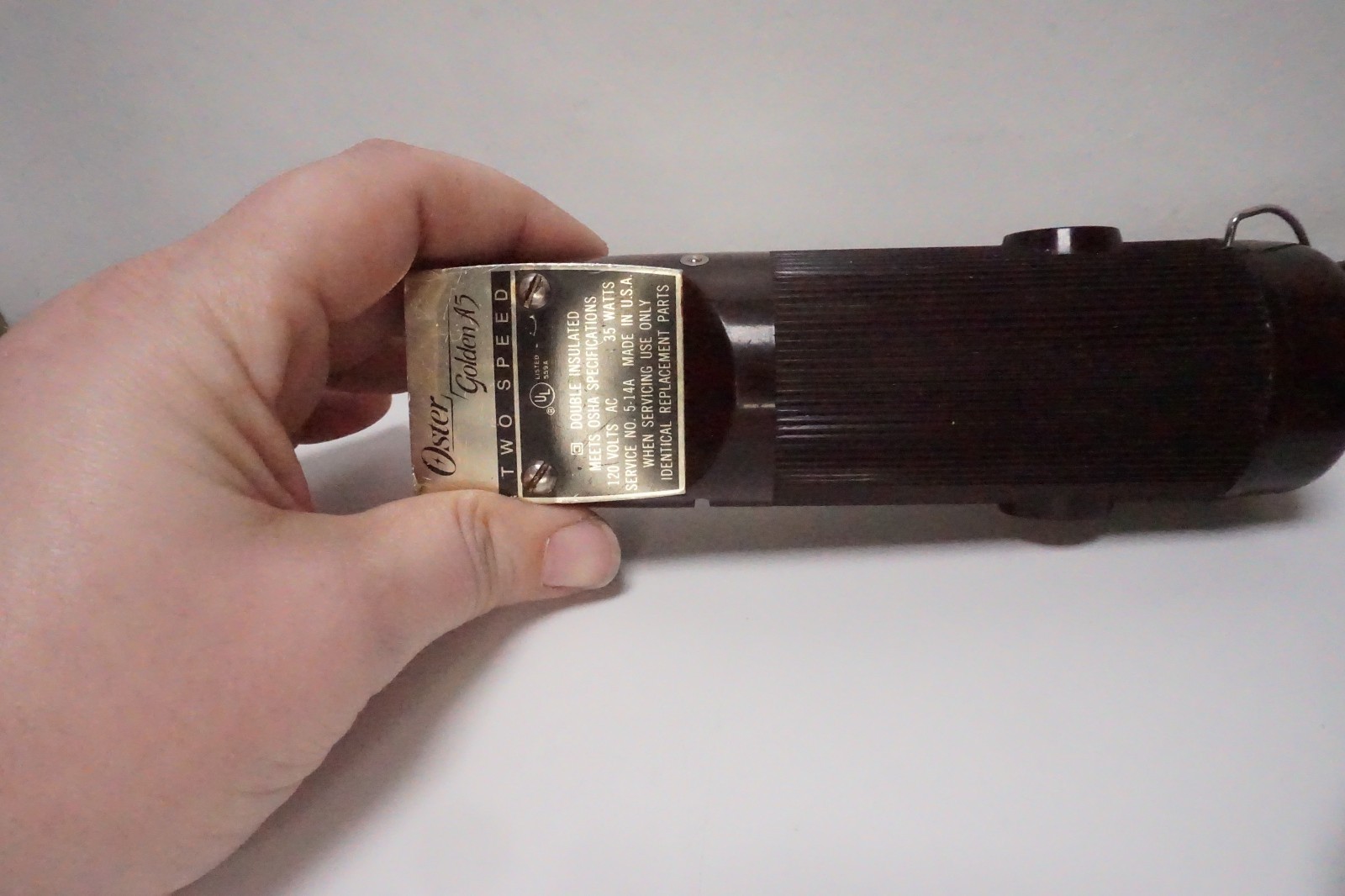 Oster Golden 76 A5 2 | Pre-Owned | Tested | Burgundy | Vintage