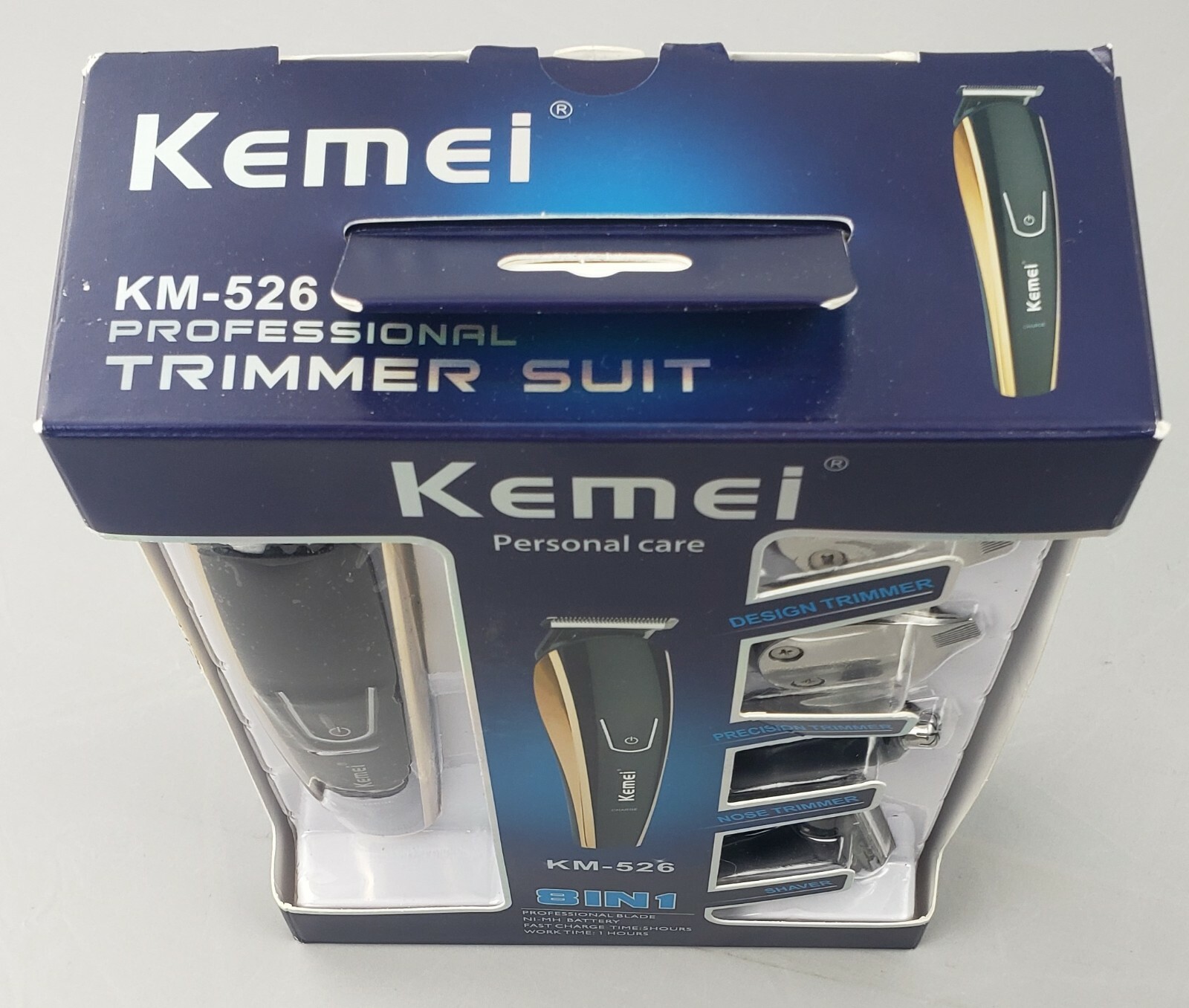 KEMEI 8 IN 1 Cordless Beard Trimmer For Men Hair Clippers Trimmer KM-52