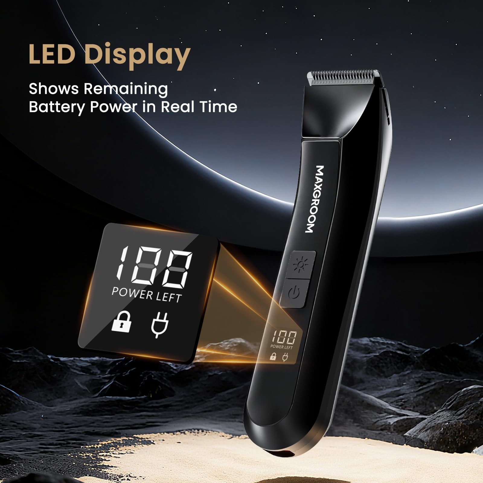 Manscape 3-In1 Body & Pubic Hair Trimmer for Men, IPX7 Waterproof Ball & Groi…