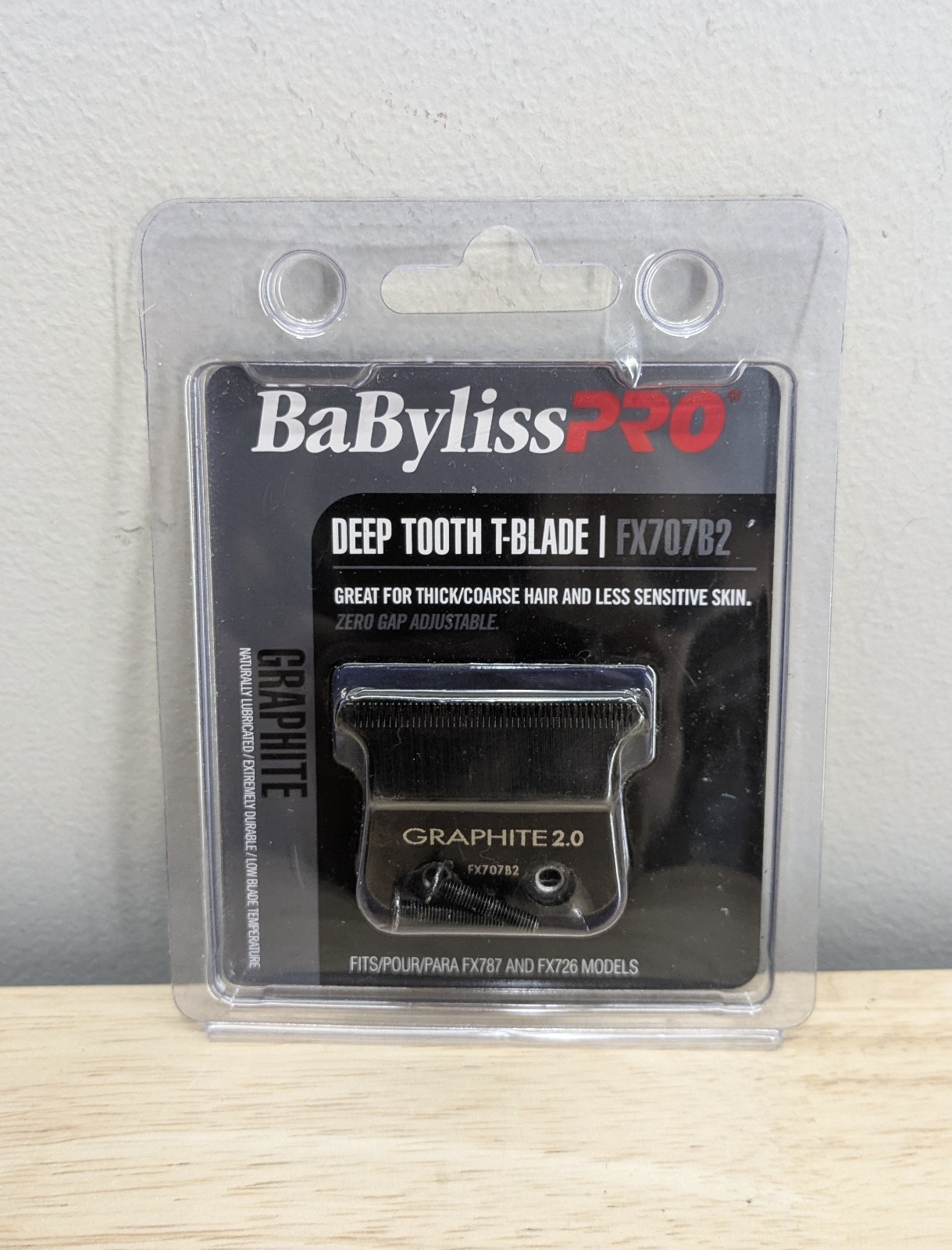 BaByliss PRO FX707BD2 Replacement DLC T-Blade Deep Tooth 2.0MM for FX787 & FX726