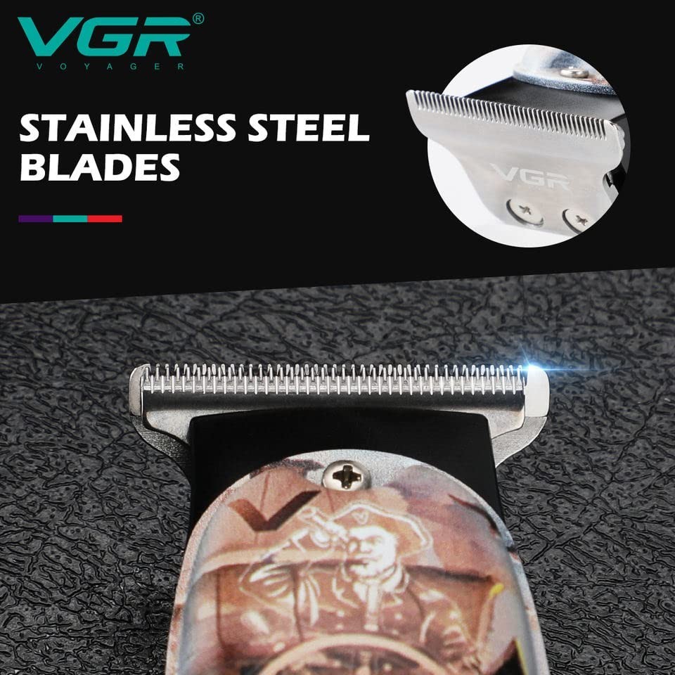 VGR V-953 Professional T-Blade Hair Trimmer for Men,V-953,Multicolour
