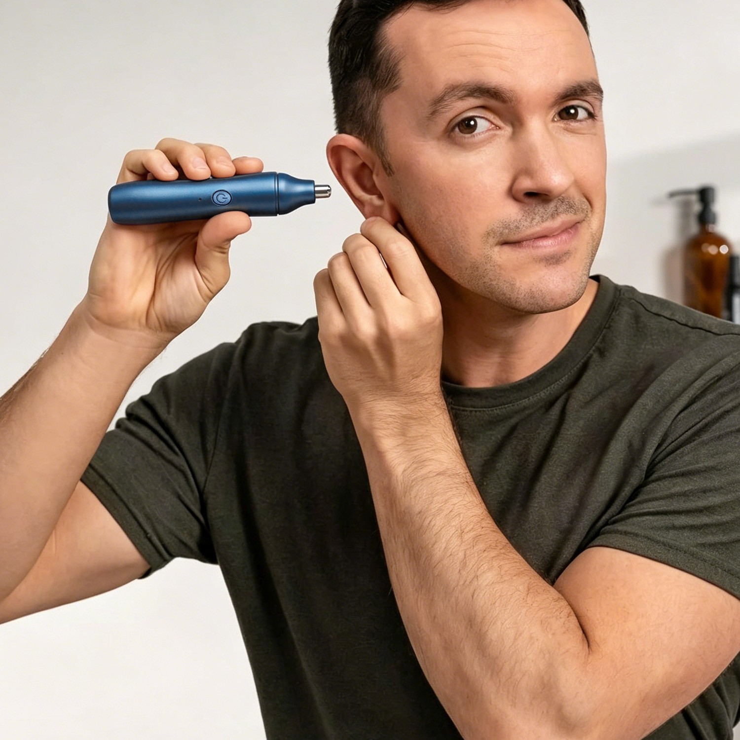 Men Nose Ear Face Neck Eyebrow Hair Mustache Beard Trimmer Shaver Clipper New