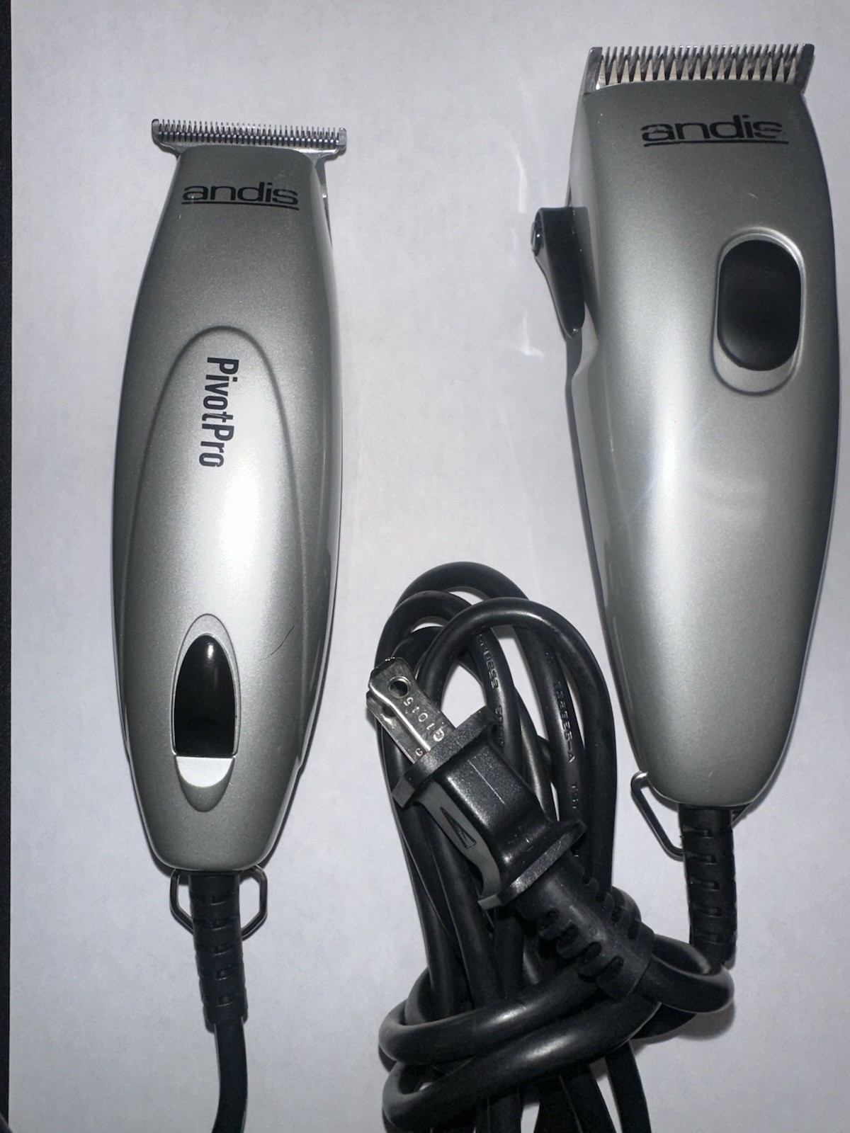 Andis Pivot Professional Hair Trimmer Clippers PMT-1 T-Blade Corded Tested Works