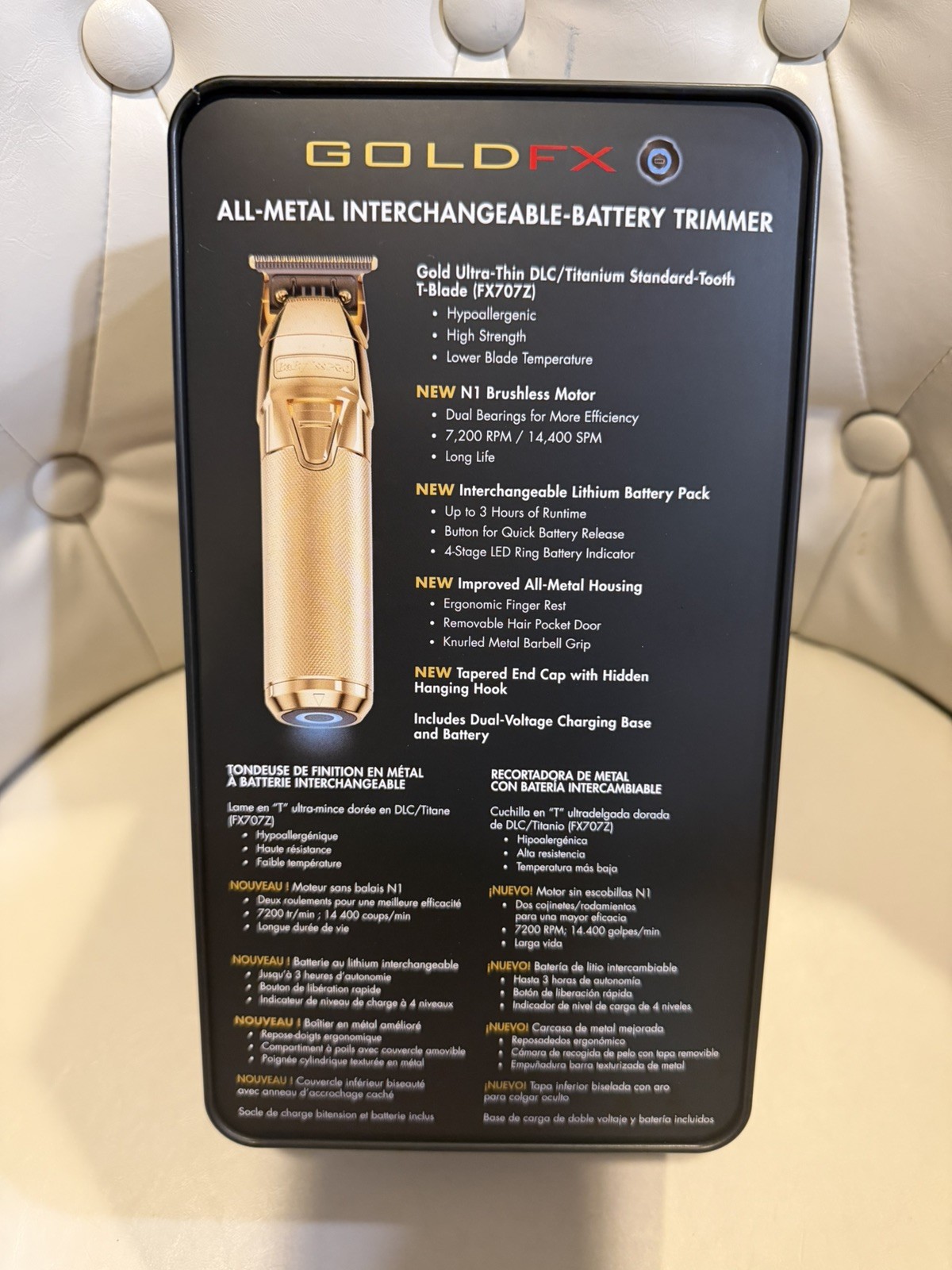 BaBylissPRO GoldFX All-Metal Trimmer