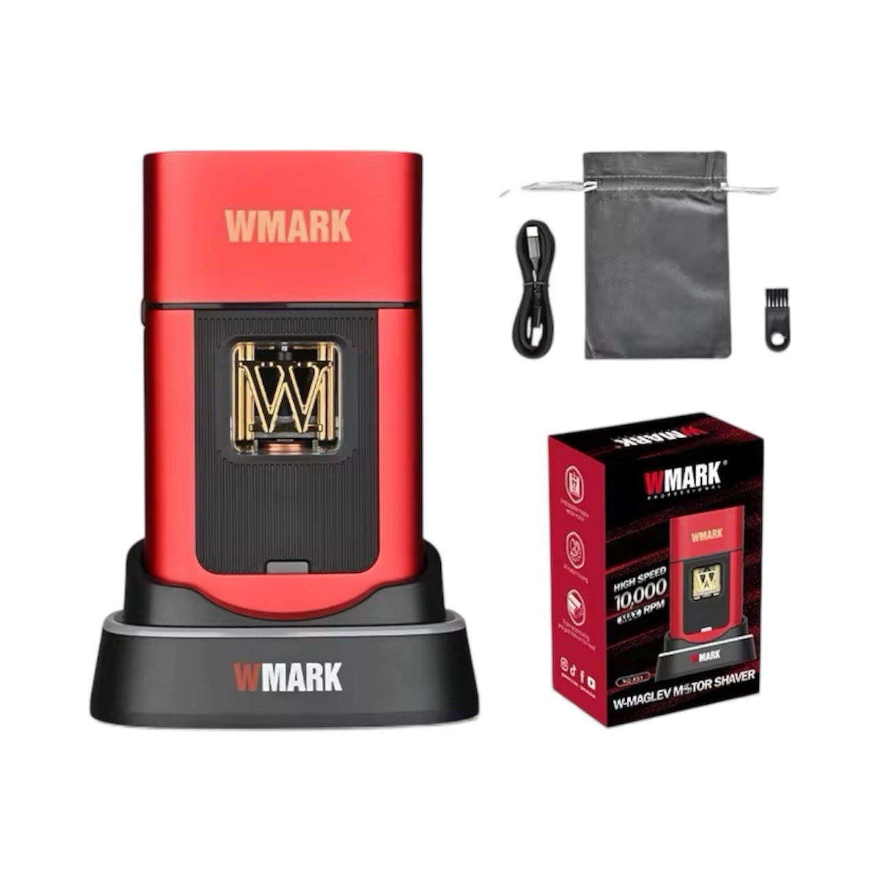 WMARK NG-XS1 Vector Motor Professional Hair Clipper 10000RPM Metal Body