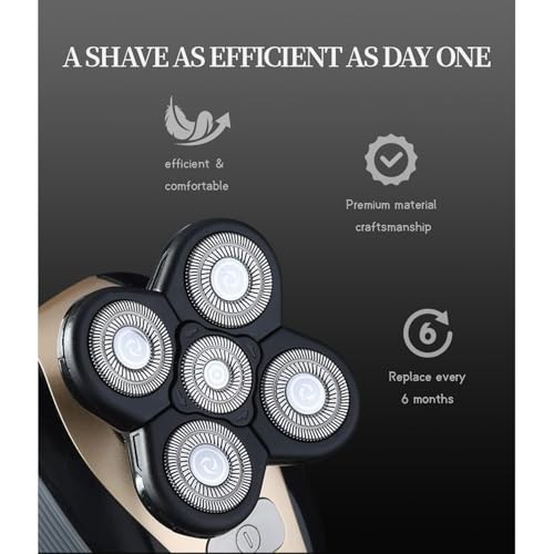 Pinkind 5 Blade Shaver Head Refills for Freebird FlexSeries
