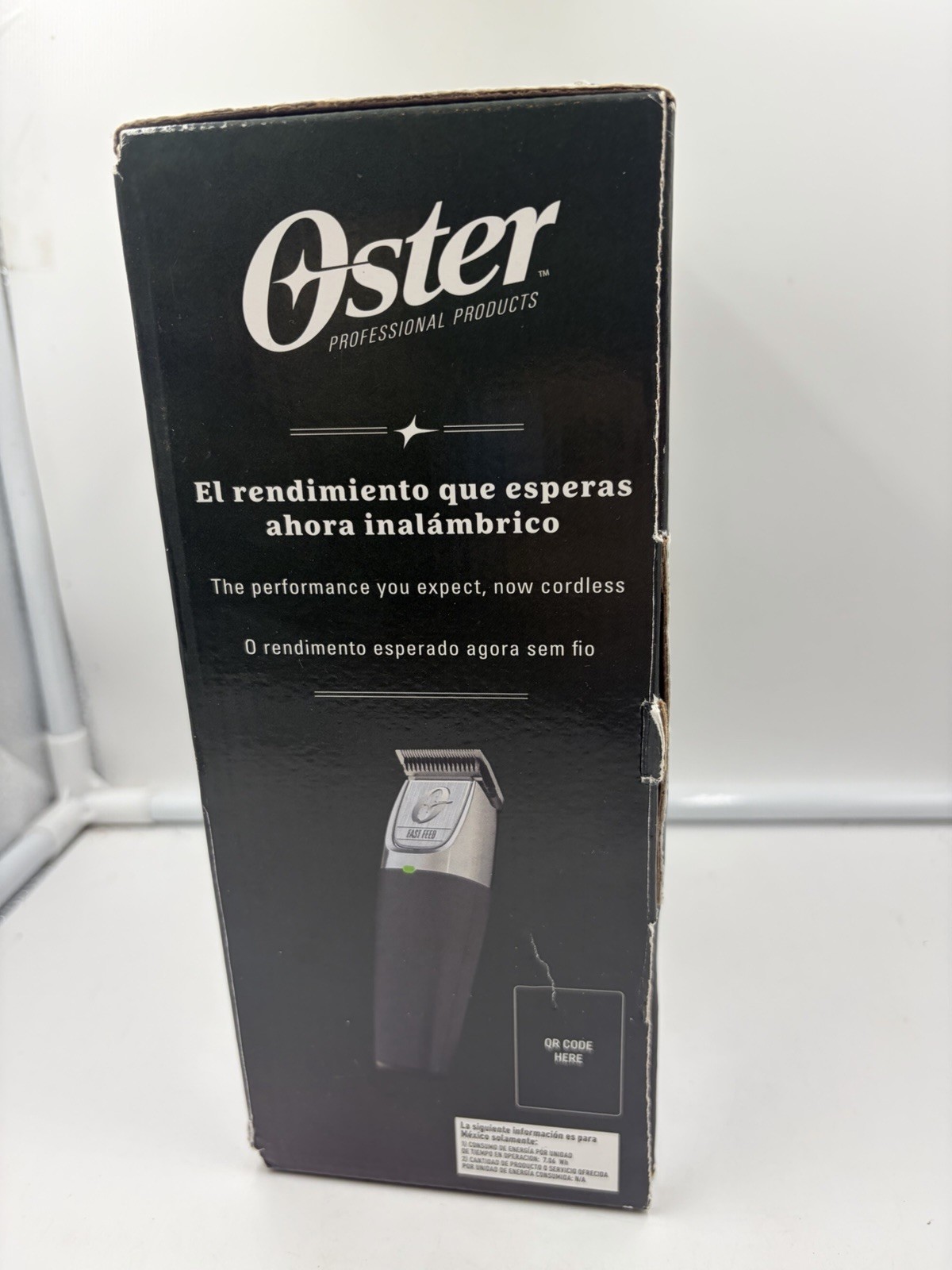 Oster Professional Fast Feed Cordless Clipper and trimmer Black/ silver set