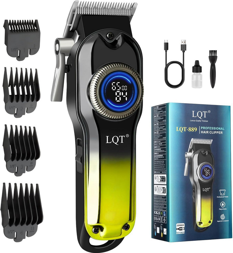 LQT® Hair Clippers for Men Professional, Body Hair Trimmer & Cordless Grooming S