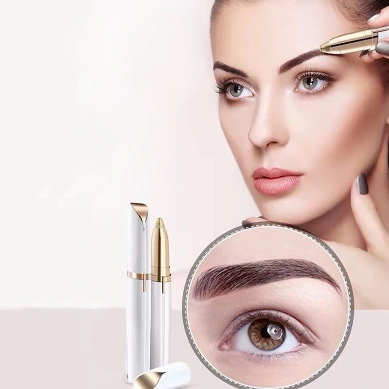 Electric Eyebrow Trimmer Flawless Brows Facial Hair Remover & Epilator for Women