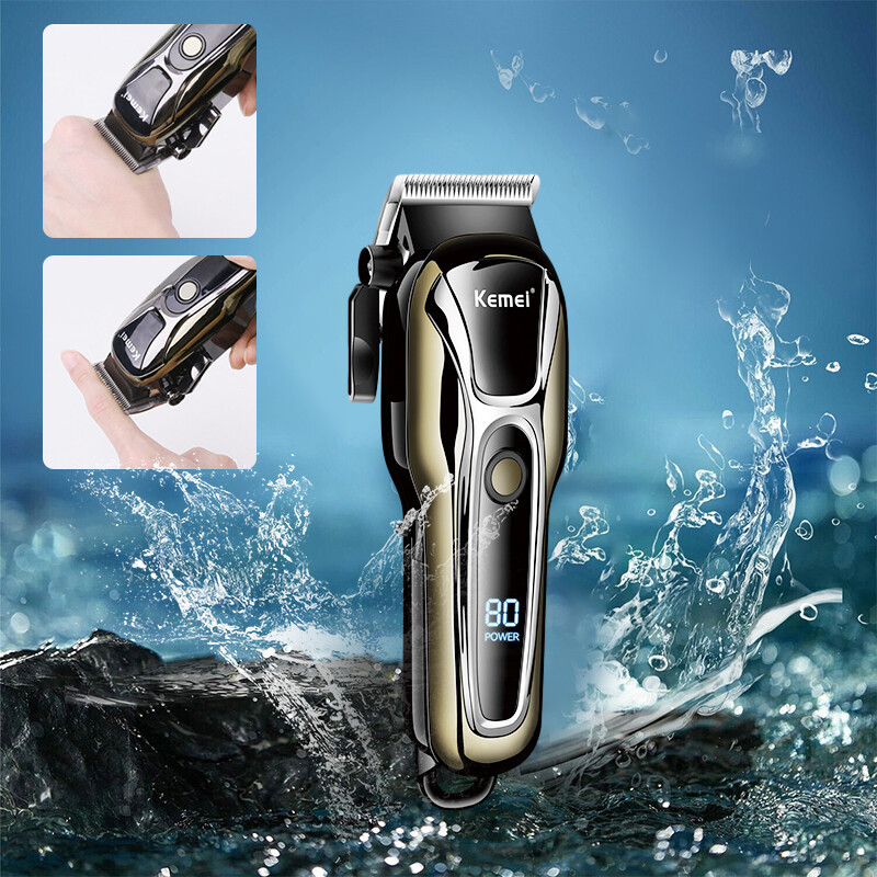 Kemei Cordless Electric Hair Trimmer Clipper Professional Cutting Machine Shaver