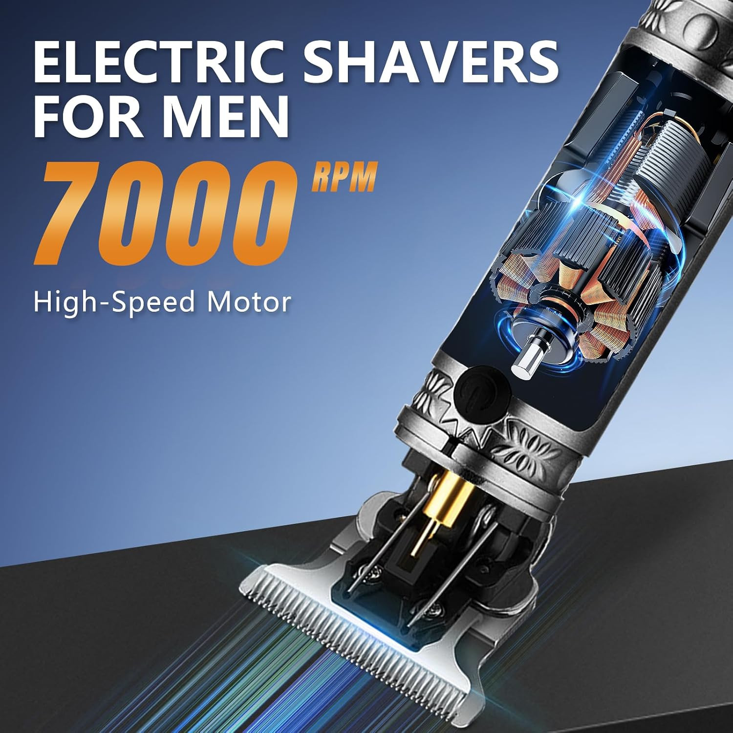 Beard Trimmer, Cordless T-Blade Hair Clippers, Ultra Portable | Edgers Trimmer,1