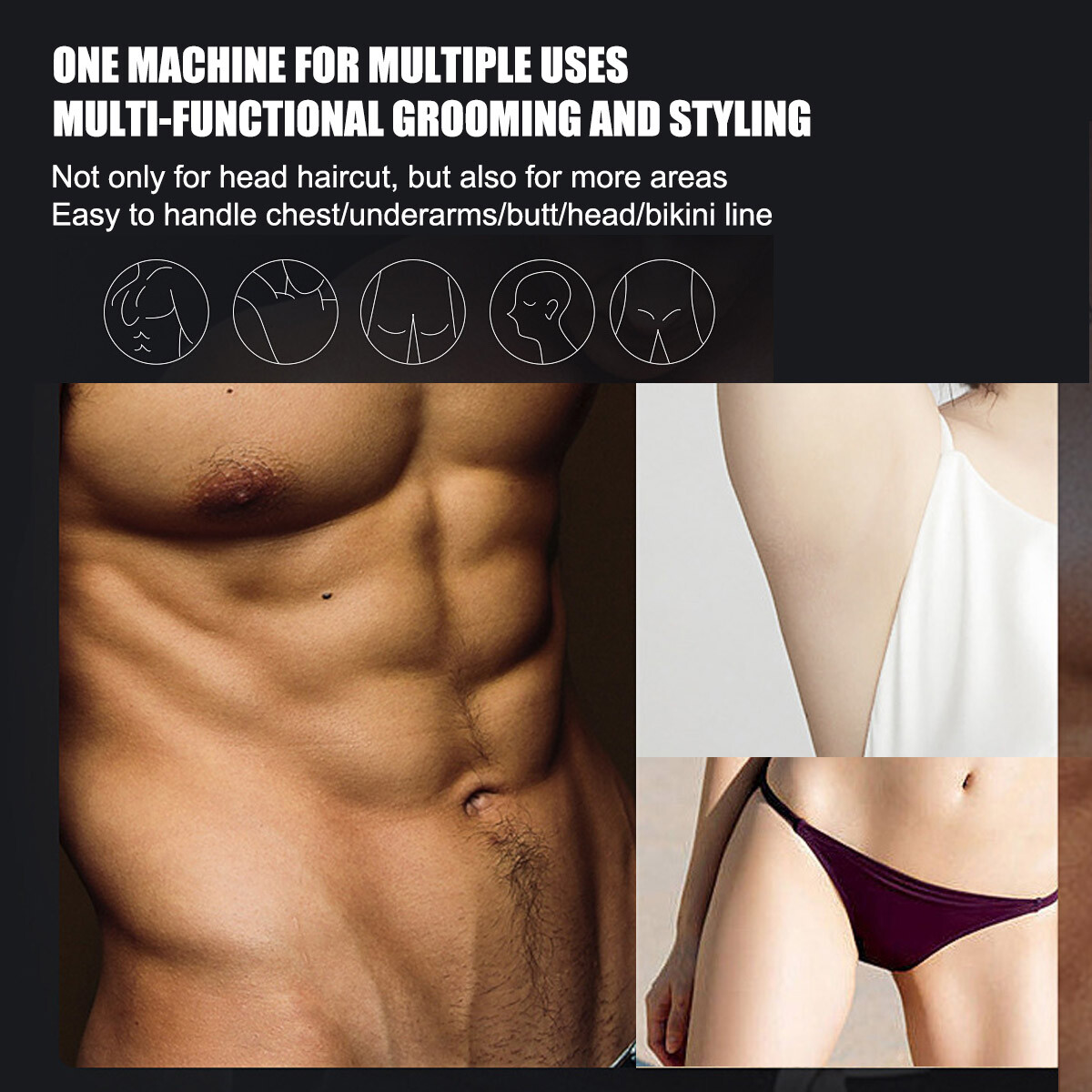 Manscape Ball Trimmer Body Hair Trimmer for Men’s Pubic Hair Trimmer Ball Shaver
