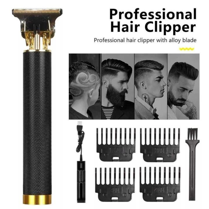 New T9 Electric Hair Trimmer Accessories USB Professional Shaver