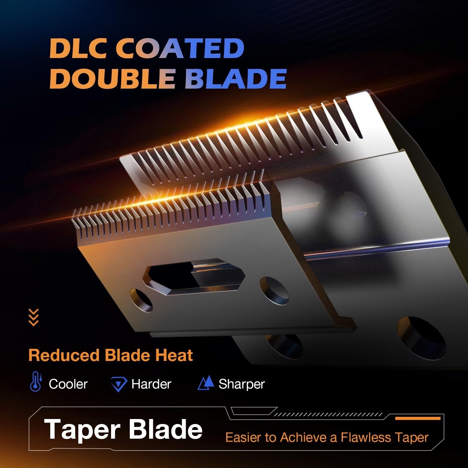 SUPRENT Hair Clippers Professional Cordless with High Torque Motor
