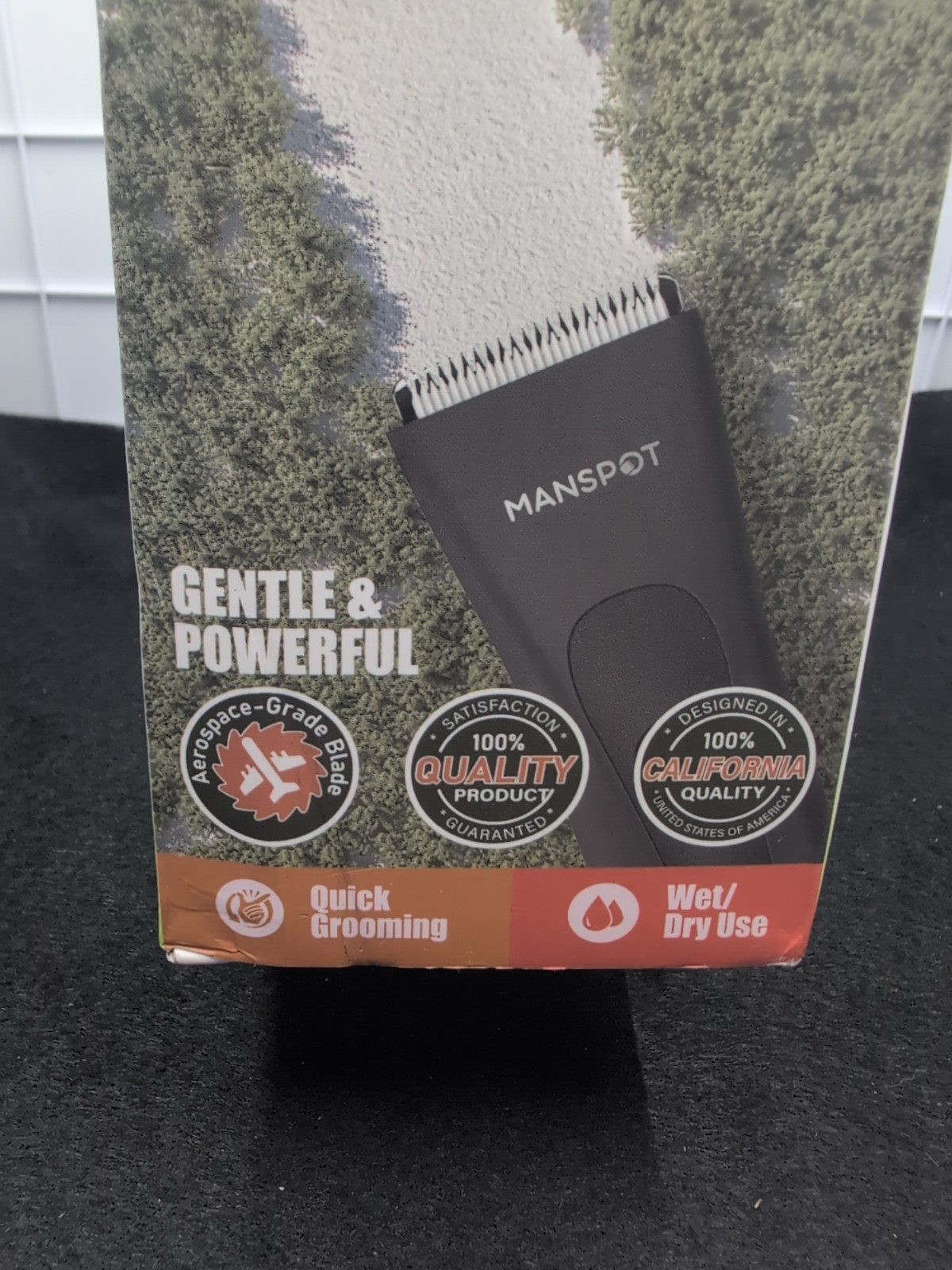 Ceramic Rechargeable body hair trimmer NIB Blue Color Brand New