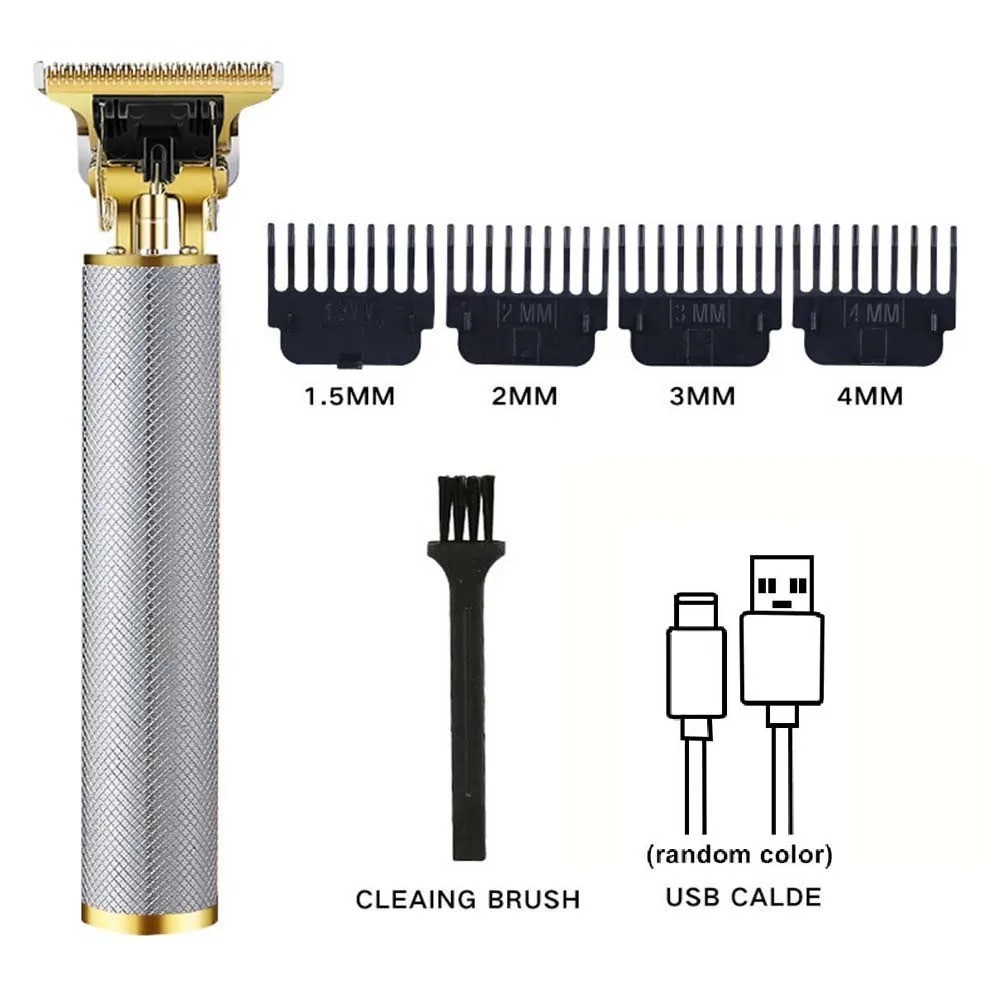 Professional Hair Clipper Trimmer Set Men’s Beard Barber Kit Rechargeable