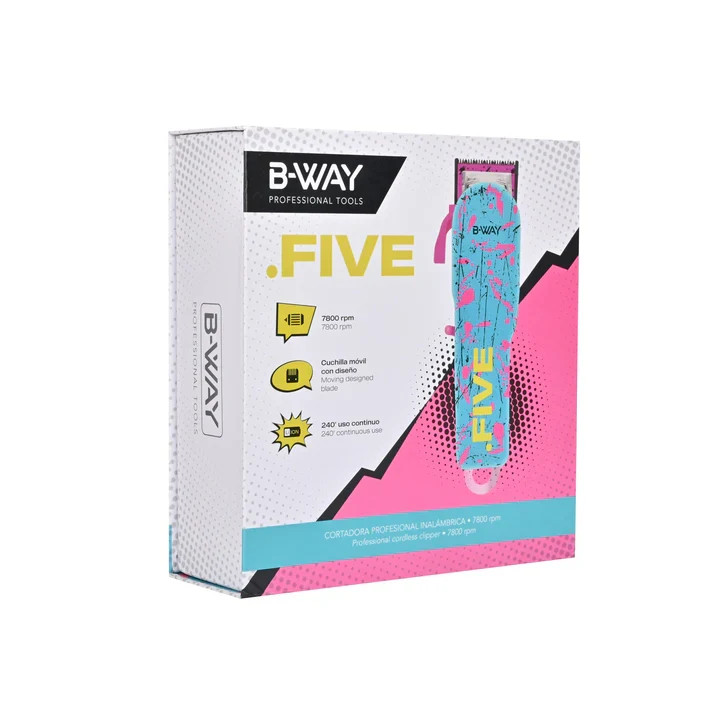 BWAY FIVE Clipper – 7800 RPM Constant Power, Ceramic Blade Pro Cutter