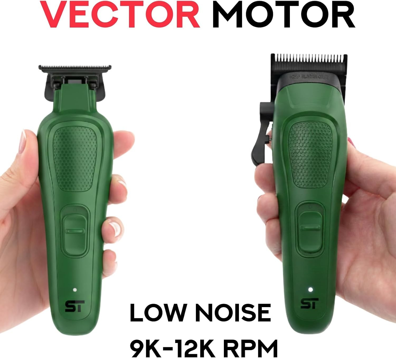 Supreme Trimmer Darkstar82 Clipper & Hair Trimmer Set w Vector Motor | Green