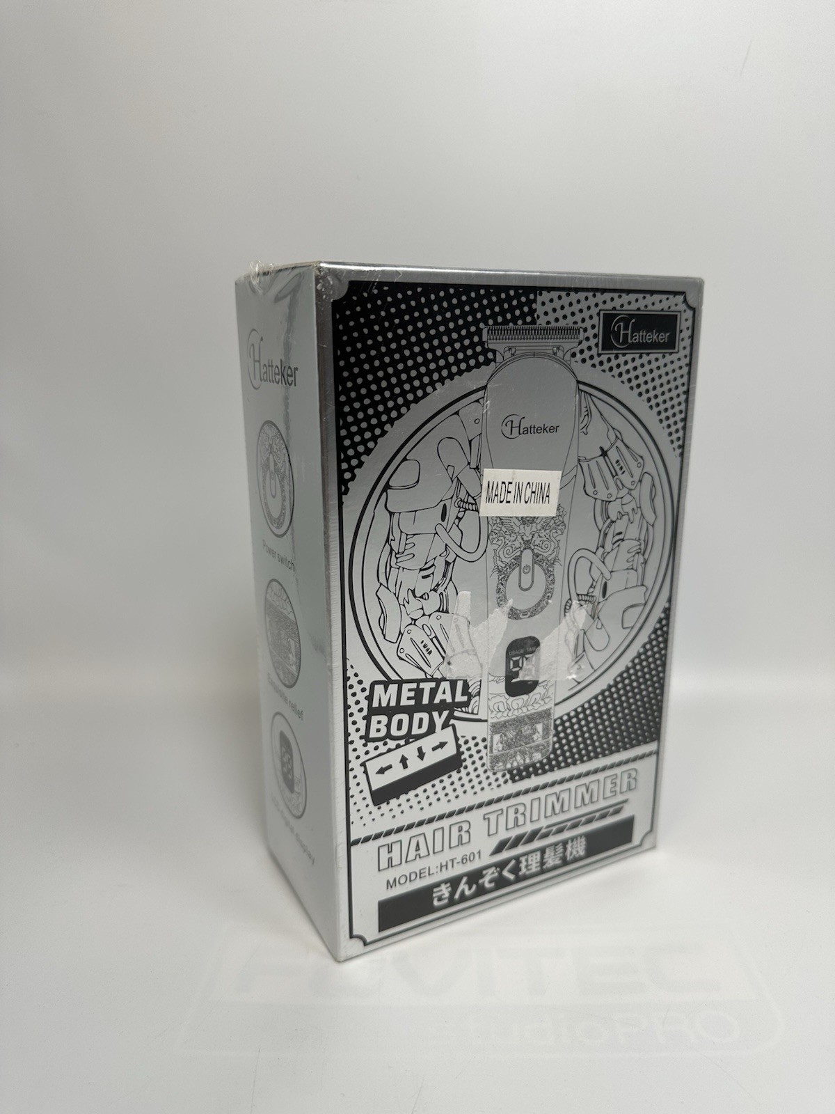 Hatteker Beard Trimmer Mustache for Men 8 in 1 Adjustable – Silver NEW SEALED