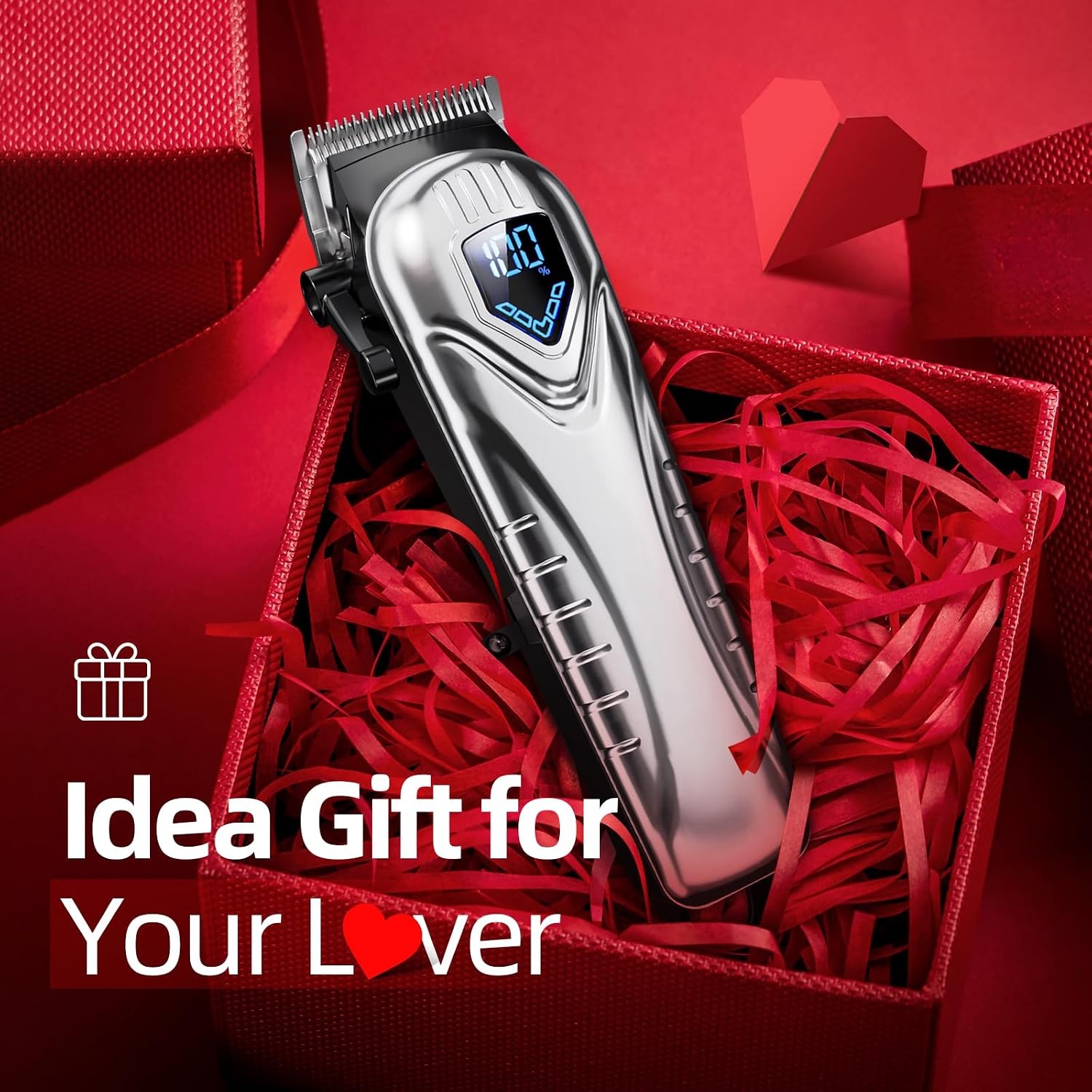 Low Noise LED Cordless Hair Clipper Grooming Kit For Men Women