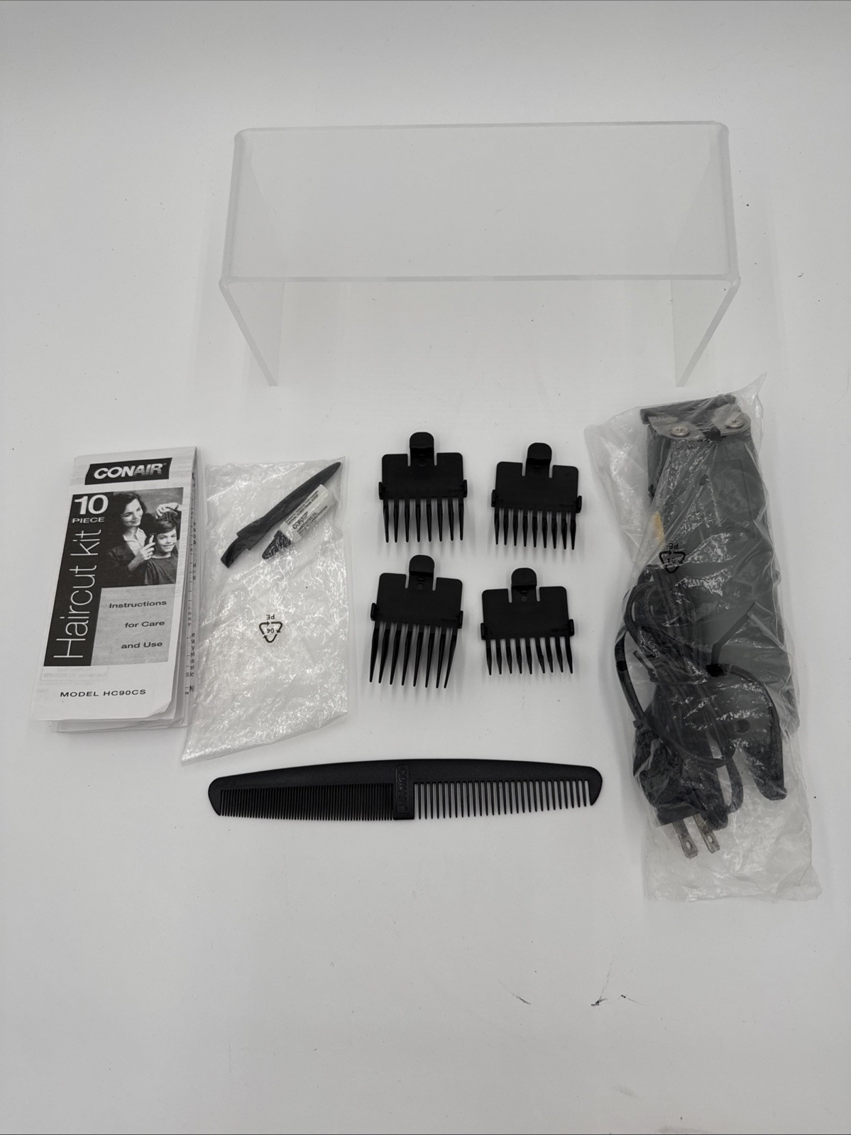 NIB Conair HC90RGB Simple Cut Haircut Trimmers Kit W/Step By Step Instructions