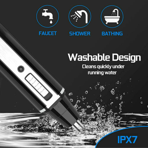 4in1 Electric Nose Ear Hair Trimmer Eyebrow Shaver Clipper Groomer Cleaner Tool