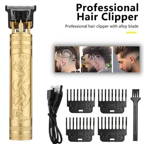 Vintage T9 Electric Cordless Hair Trimmer Professional Clippers Barber Shaving