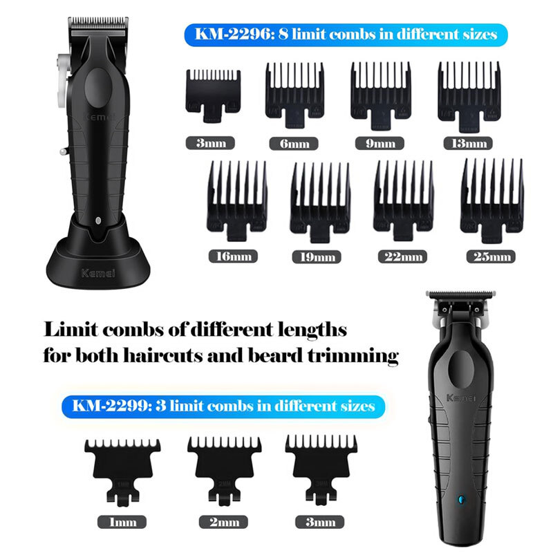 Kemei Cordless Electric Hair Trimmer Clipper Professional Cutting Machine