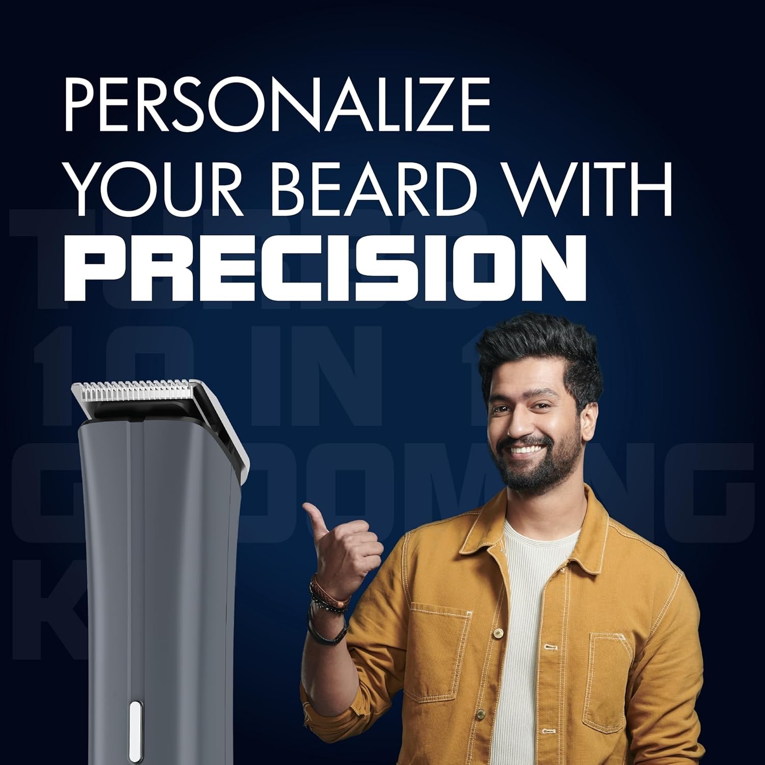 Havells 10-in-1 Grooming Kit, Hair, Face, Nose Trimmer, LED, 90 Min Runtime