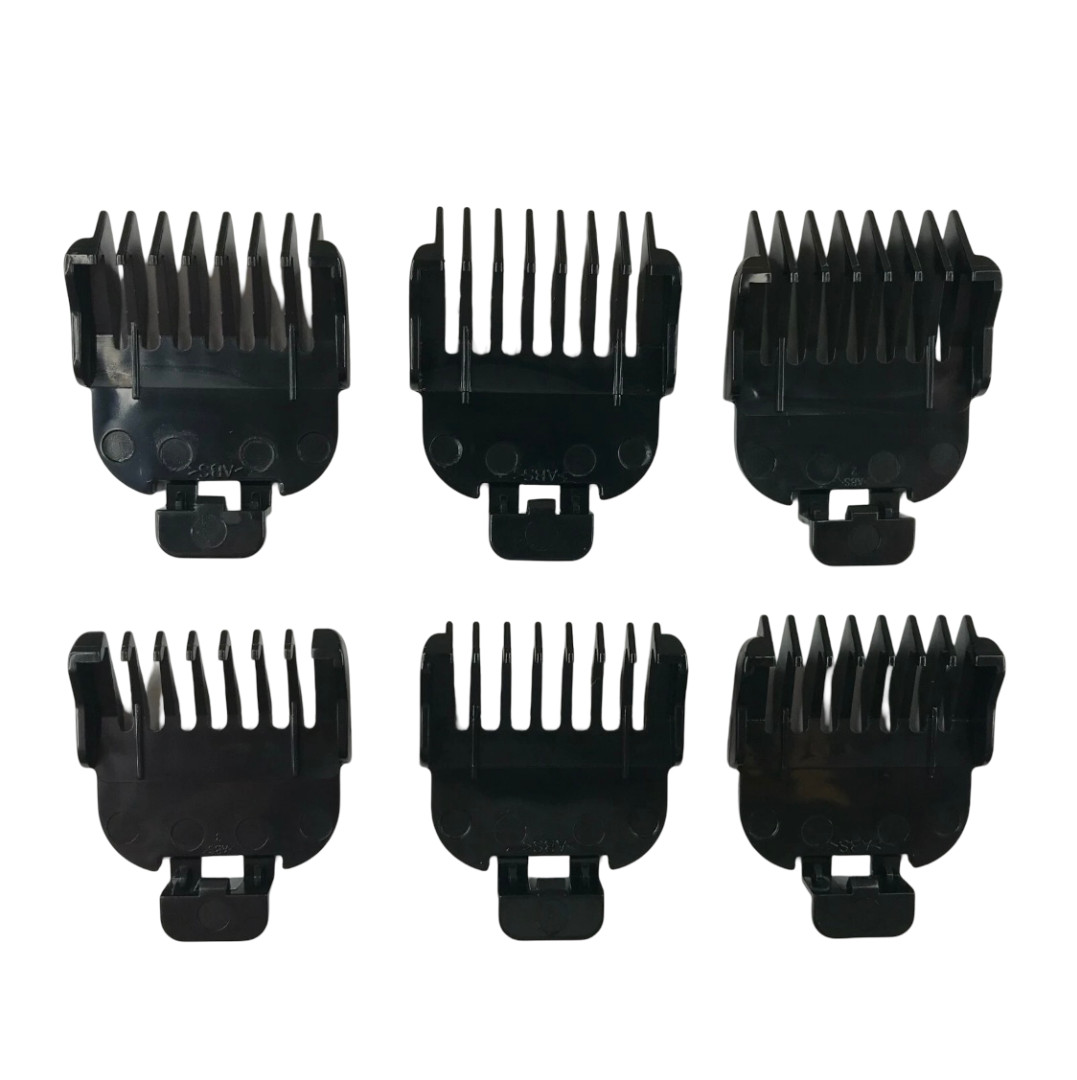 Wahl Lithium Ion Trimmer Beard Stubble Guide Comb Set 1/16 1/8 3/16 1/4 5/16 3/8