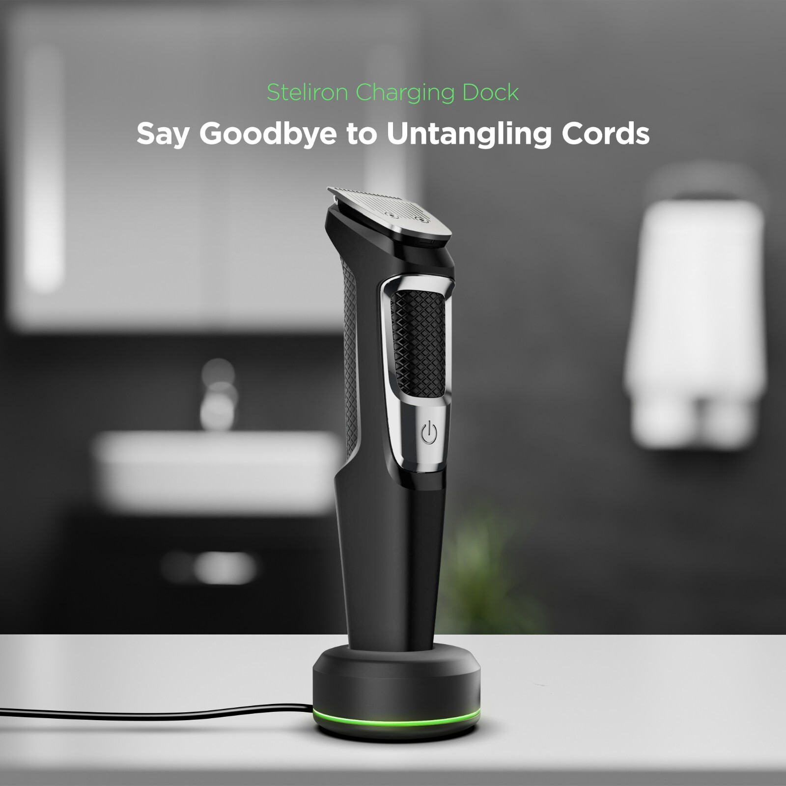 Steliron Charging Dock for Philips Norelco Multi Groomer All-In-One Trimmer (MG3