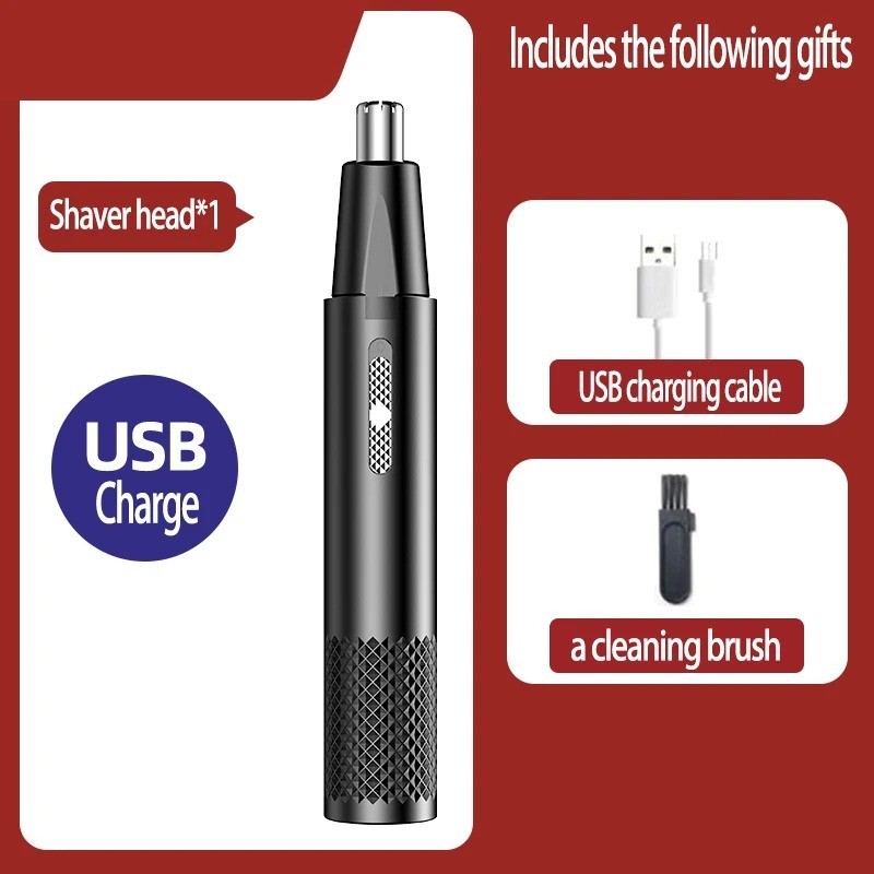 Men Electric Ear Beard Nose Hair Trimmer USB Charging New High Quality Electric