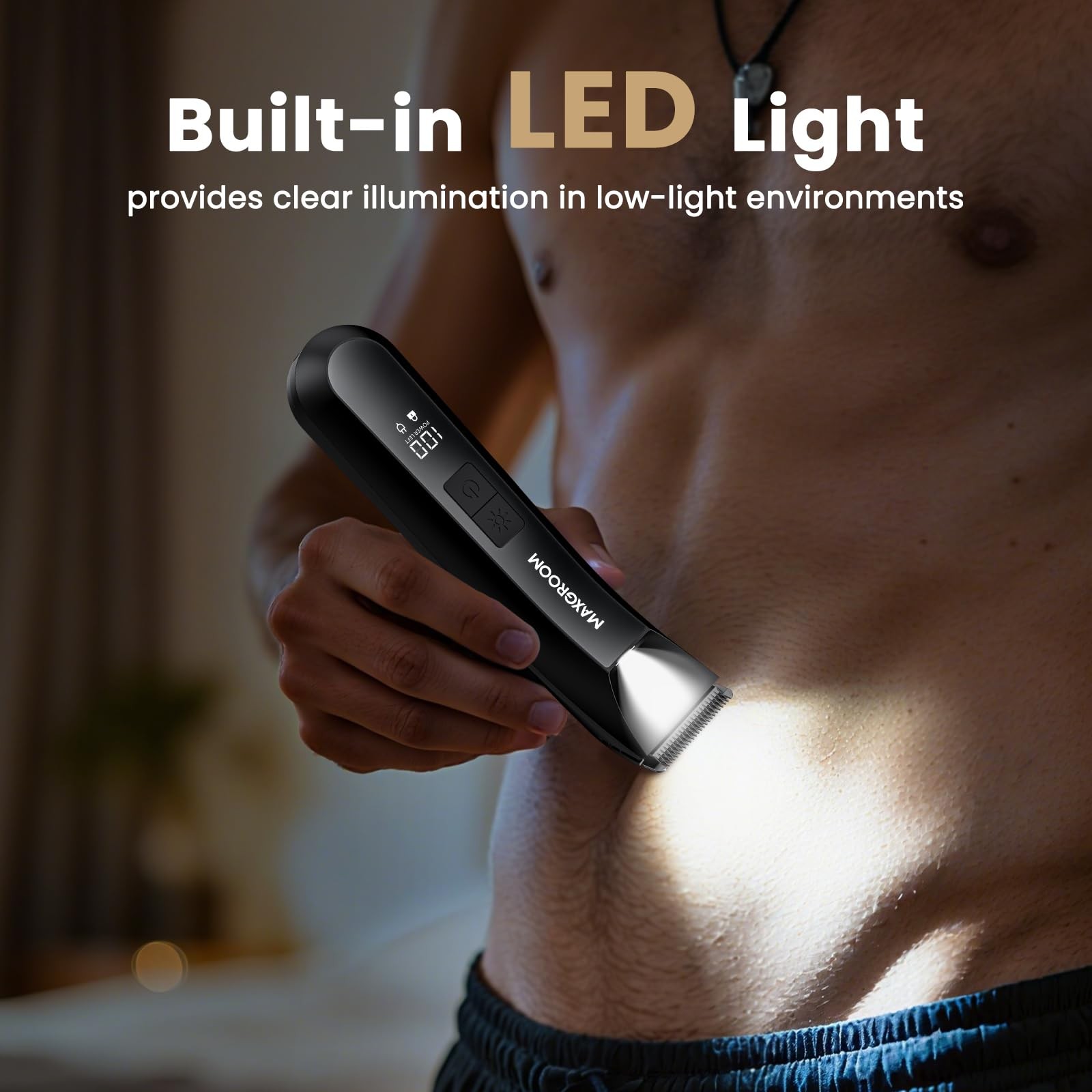 Manscape 3-In1 Body & Pubic Hair Trimmer for Men, IPX7 Waterproof Ball & Groi…