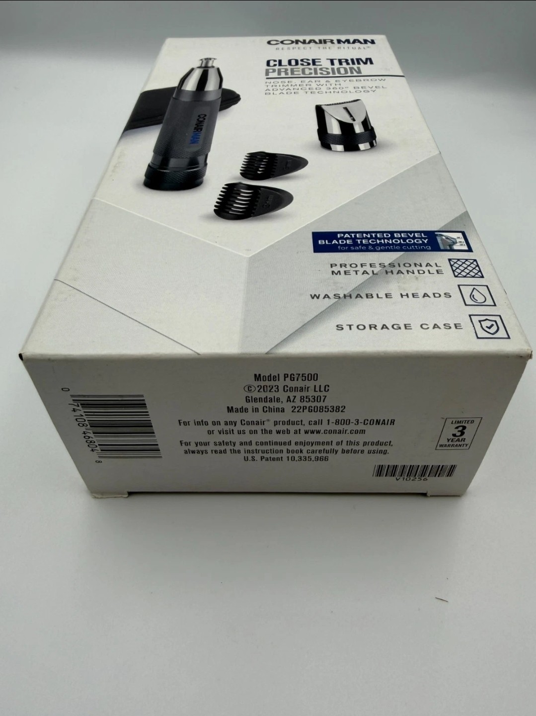 Conair Man Mens Nose Ear Eyebrow Trimmer Close Trim Precision P67500