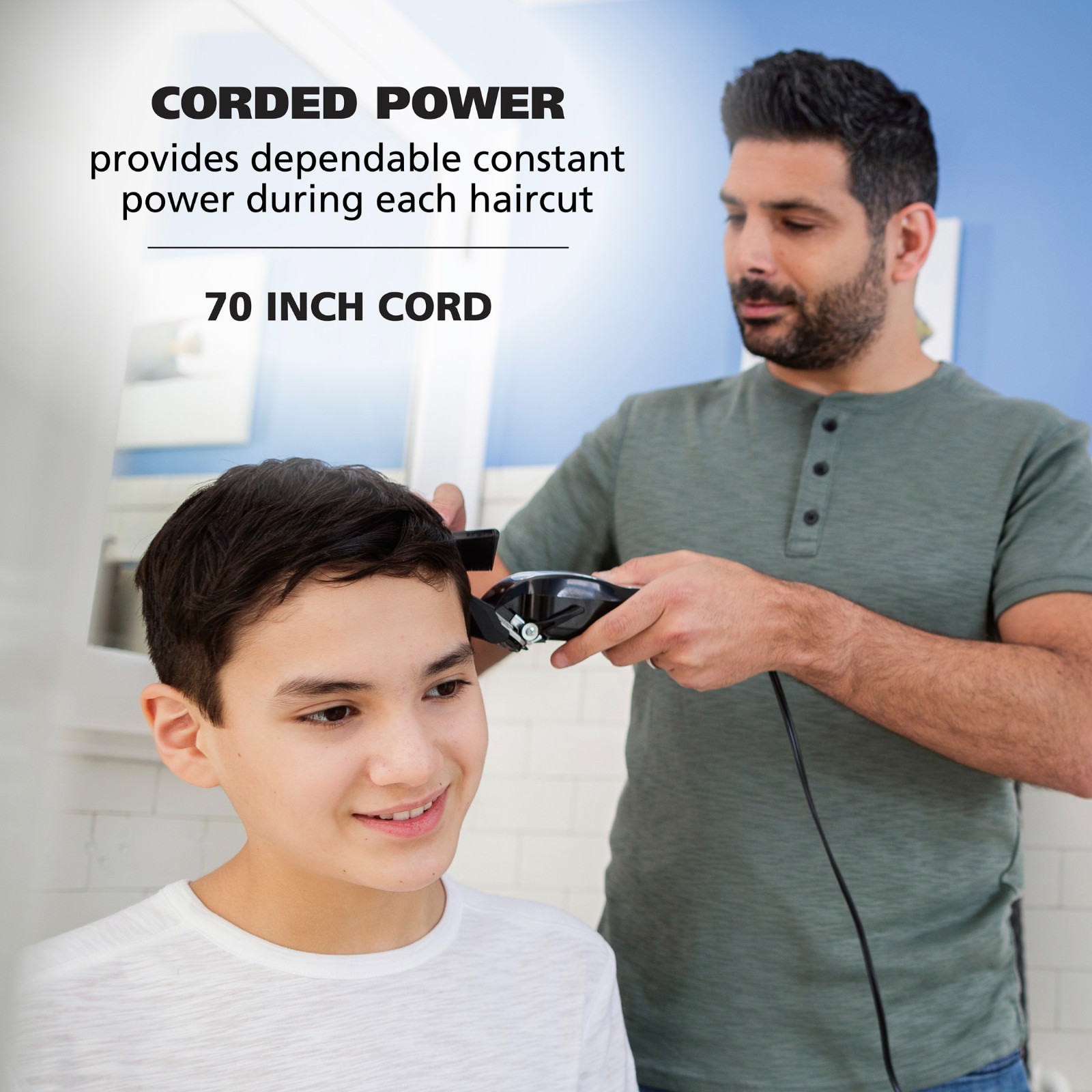 Wahl Sure Cut Corded Hair Clipper Kit 79449-1001 for Men & Women