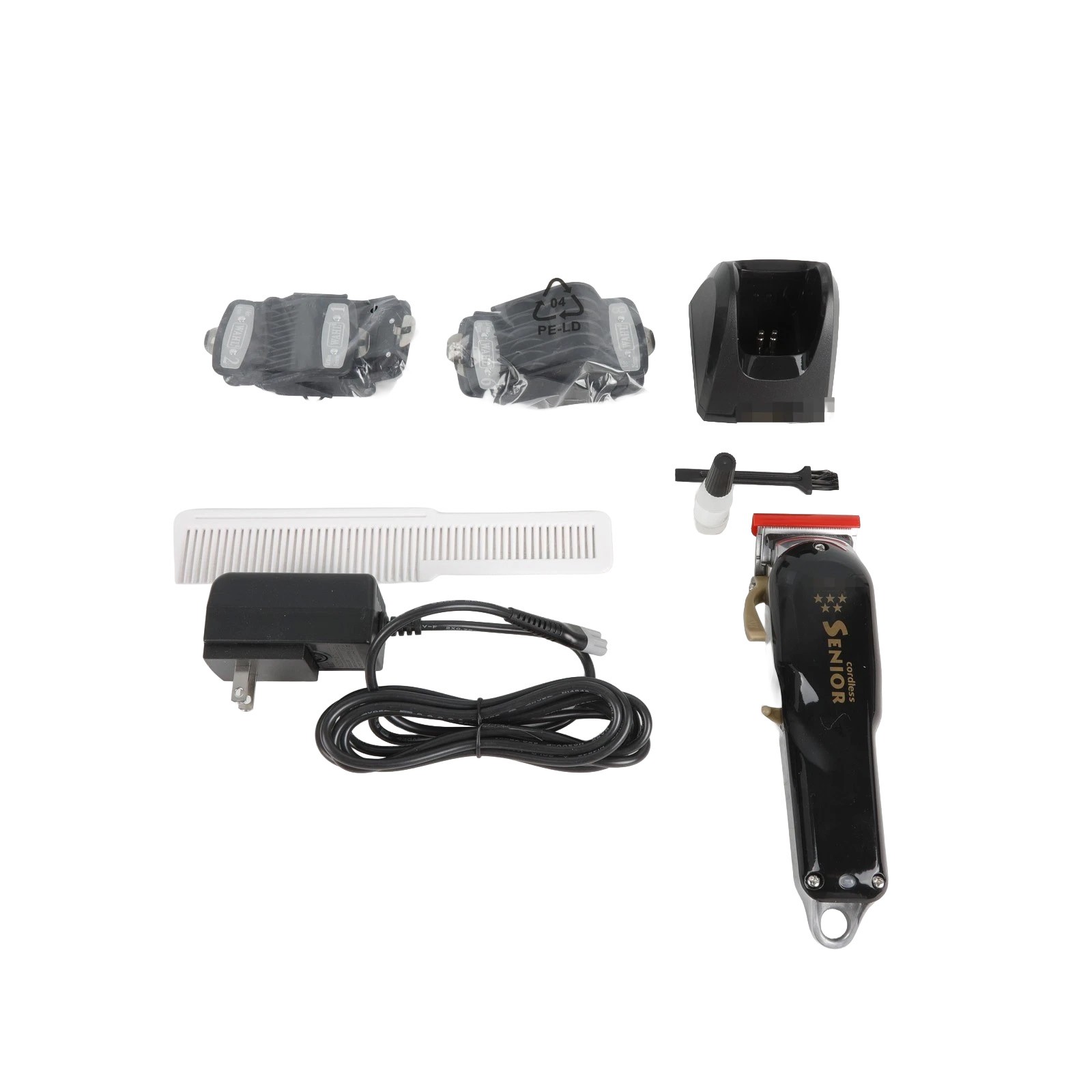 New Wahl 8504-400 Professional 5 Star Cordless Senior Clipper Black