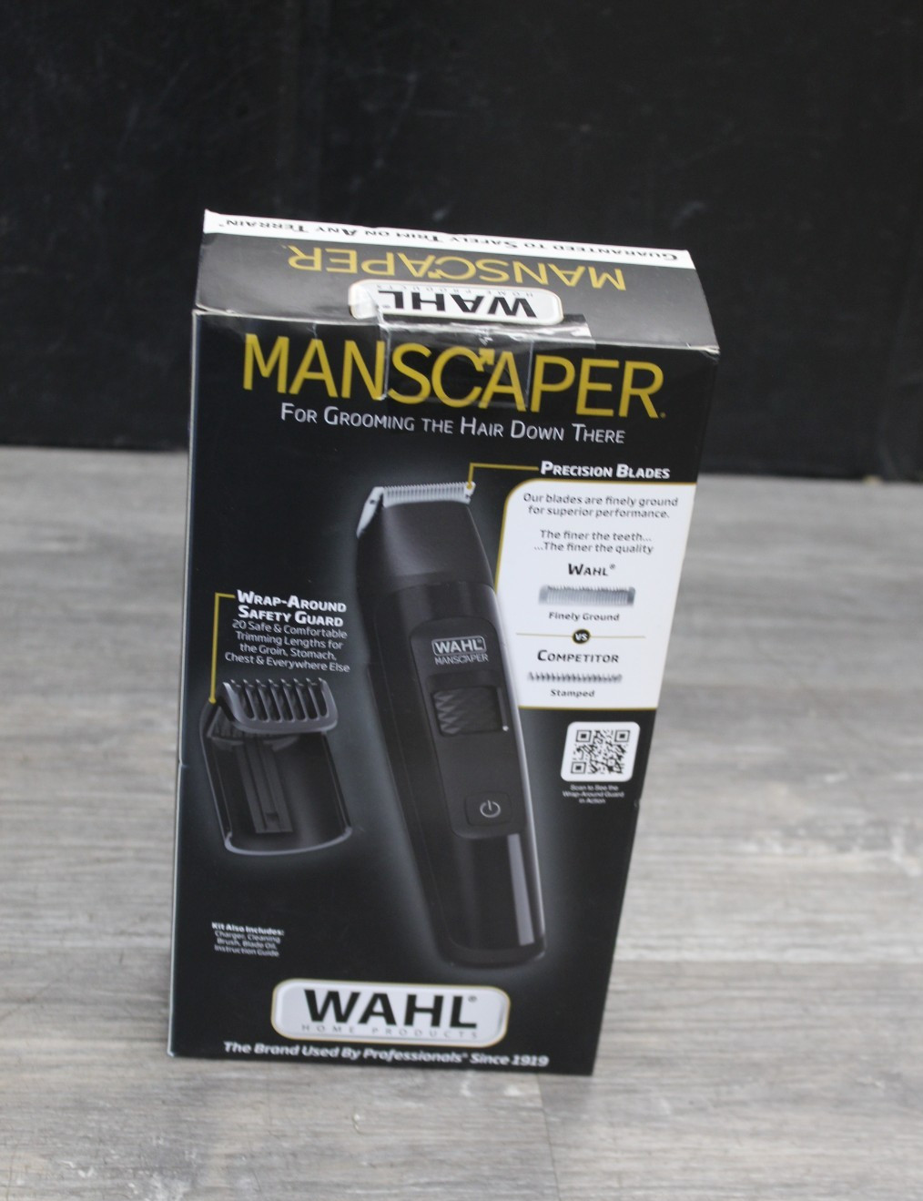 Wahl Manscaper Waterproof Body Trimmer – 05618-100 (Black) – NEW – SEALED