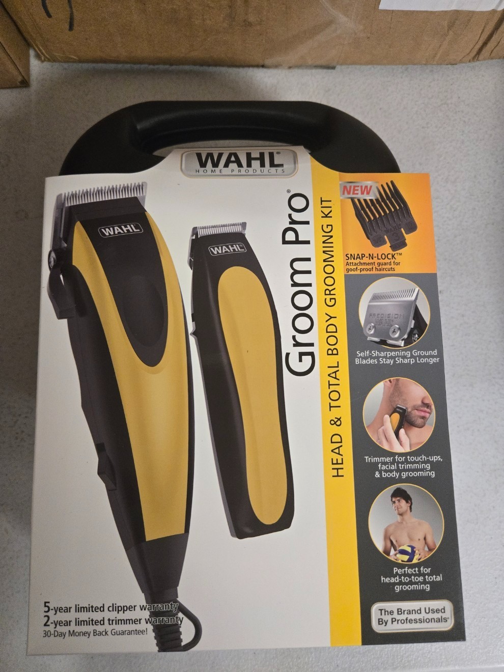 Wahl Groom Pro Head & Total Body Grooming Kit Hair Clipper Trimmer