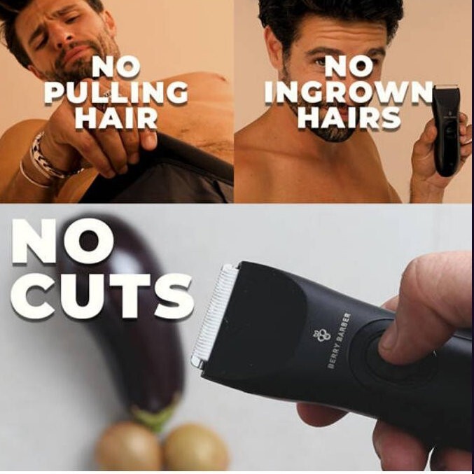 THE FAMOUS BERRY BARBER – Mens and ladies Cut Proof Rechargable Shaver 
