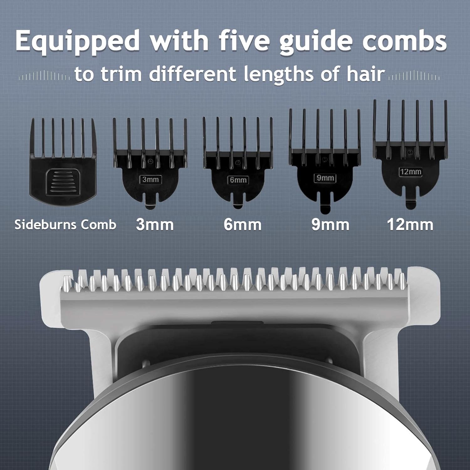 Ufree Beard Trimmer for Men, Waterproof Electric Razor for Nose, Body, Face & Mu