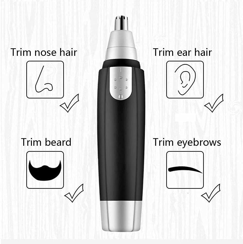 Electric Nose Hair Trimmer Shaver Ear Face Eyebrow Mustache Beard Shaver Clipper