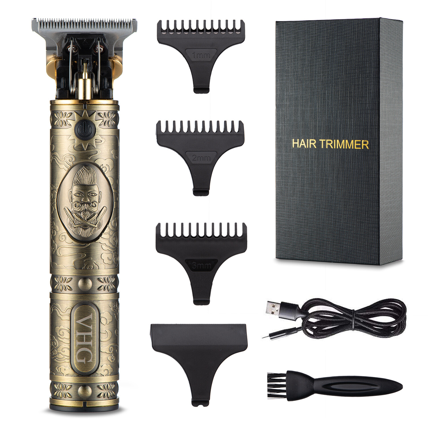 VHG Innovation Ornate Hair Clipper – Professional Barber Hair And Beard Trimmer