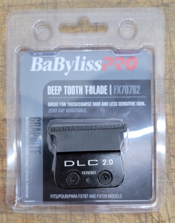 BaByliss PRO FX707BD2 Replacement DLC 2.0 Trimmer T-Blade Deep Tooth – USED