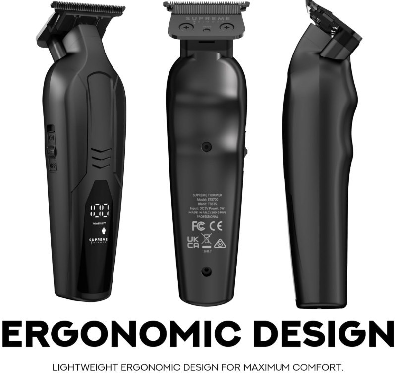 Recortadora Profesional Inalámbrica 7000 RPM con Cuchilla T de Precisión USB-C