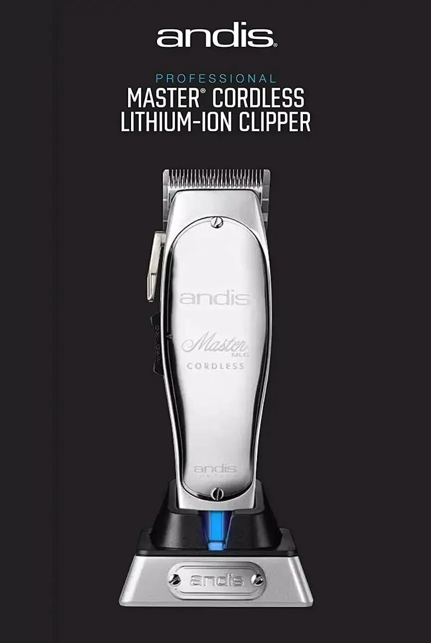 Andis 12470 Professional Master Cord/Cordless Lithium Ion Hair Clipper 110-240 V