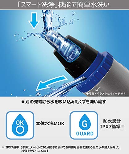 Nose Hair Cutter Etiquette Cutter Men’s Eyebrows Beard Washable ER-GN31-W