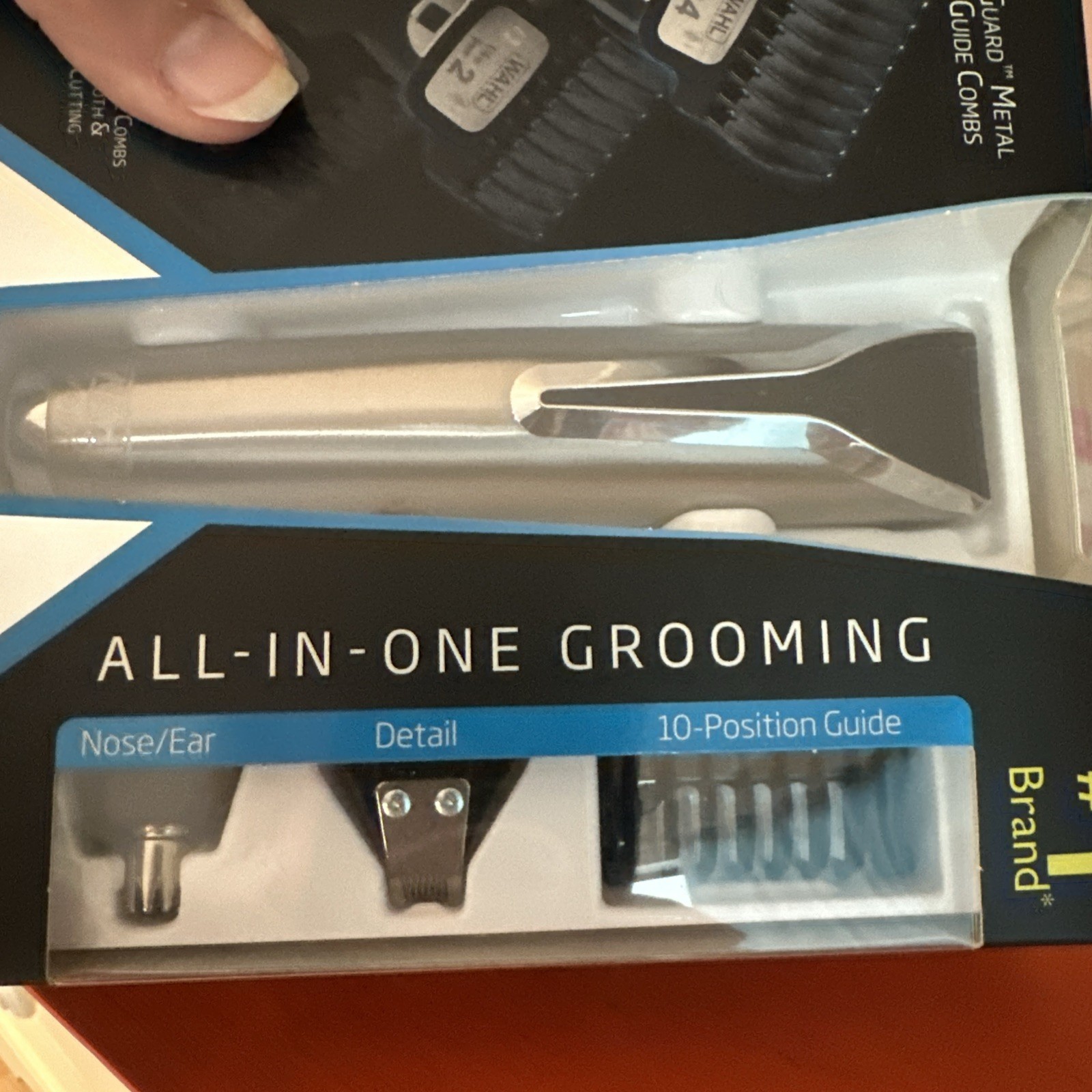 Wahl Stainless Steel Lithium-Ion Trimmer (9898) – Silver