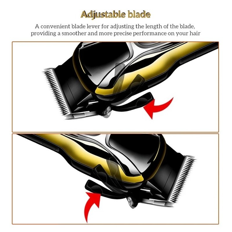 Professional Electric Cutting Machine Kemei Shaver Cordless Hair Trimmer Clipper