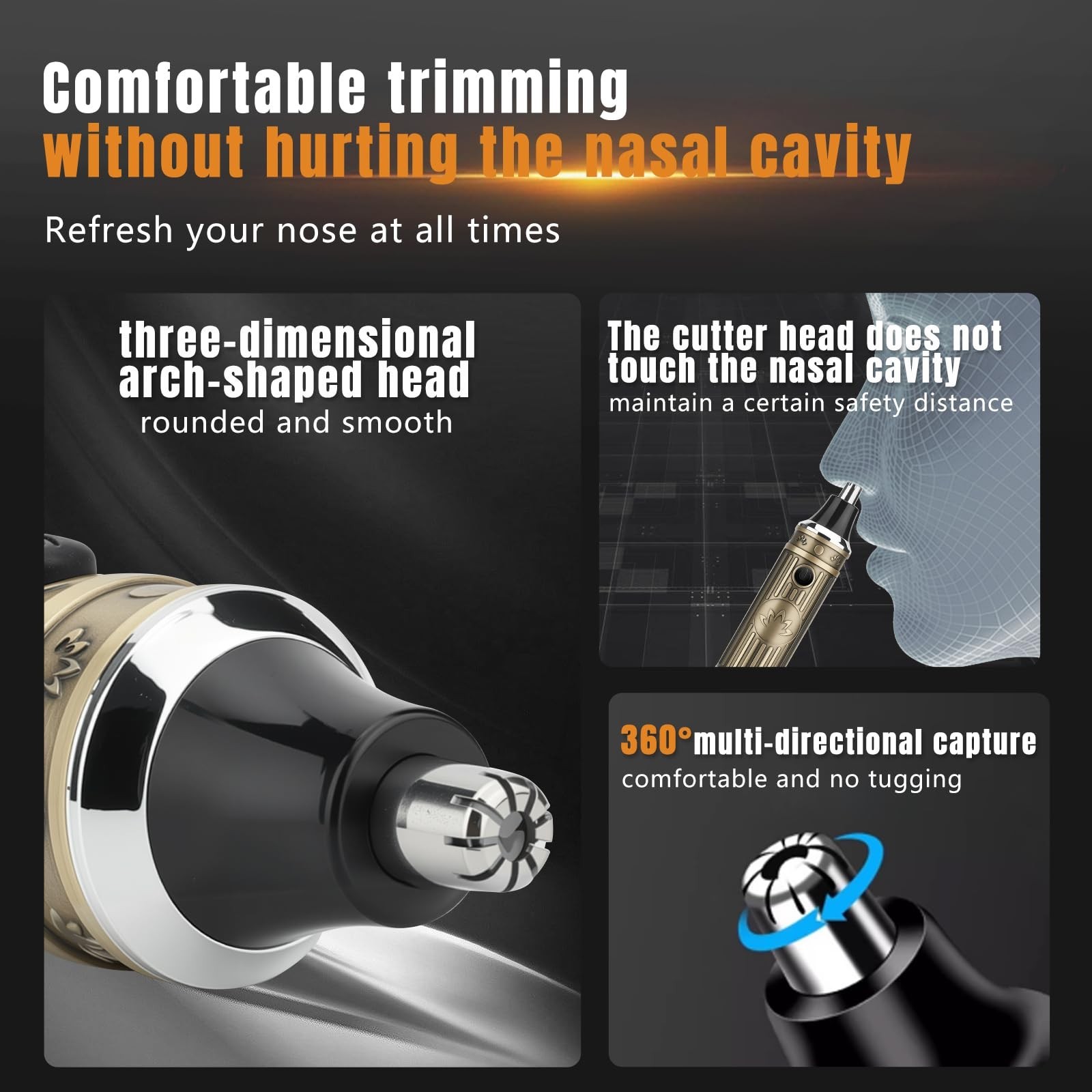 Bomxin Hair Clippers 4 in 1 Beard Trimmer Foil Shaver Barber Kit for Men