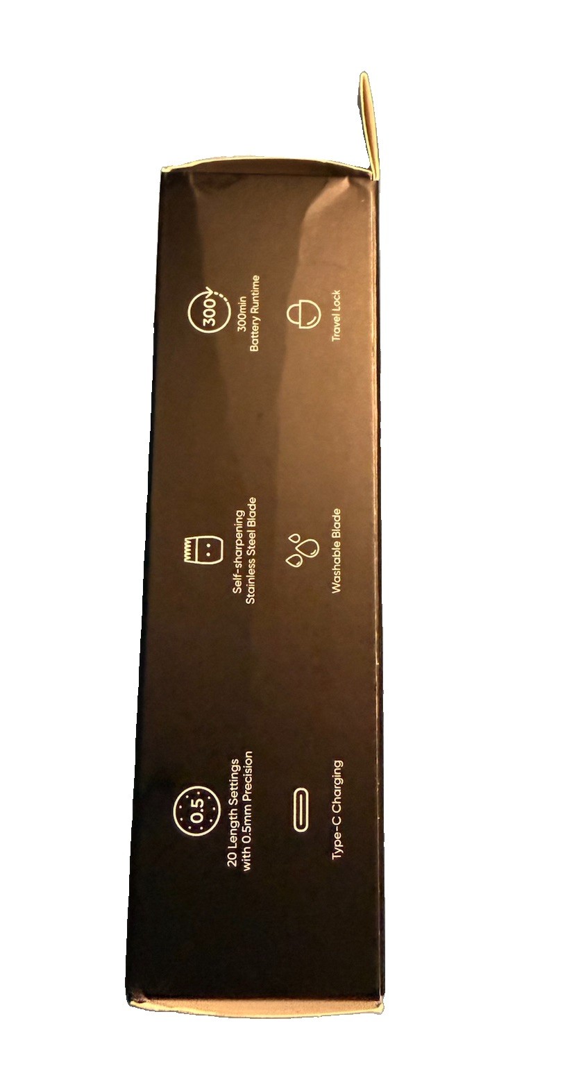 SEJOY Hair Trimmer Silver USB Cordless Self-Sharpening Stainless Steel Blade